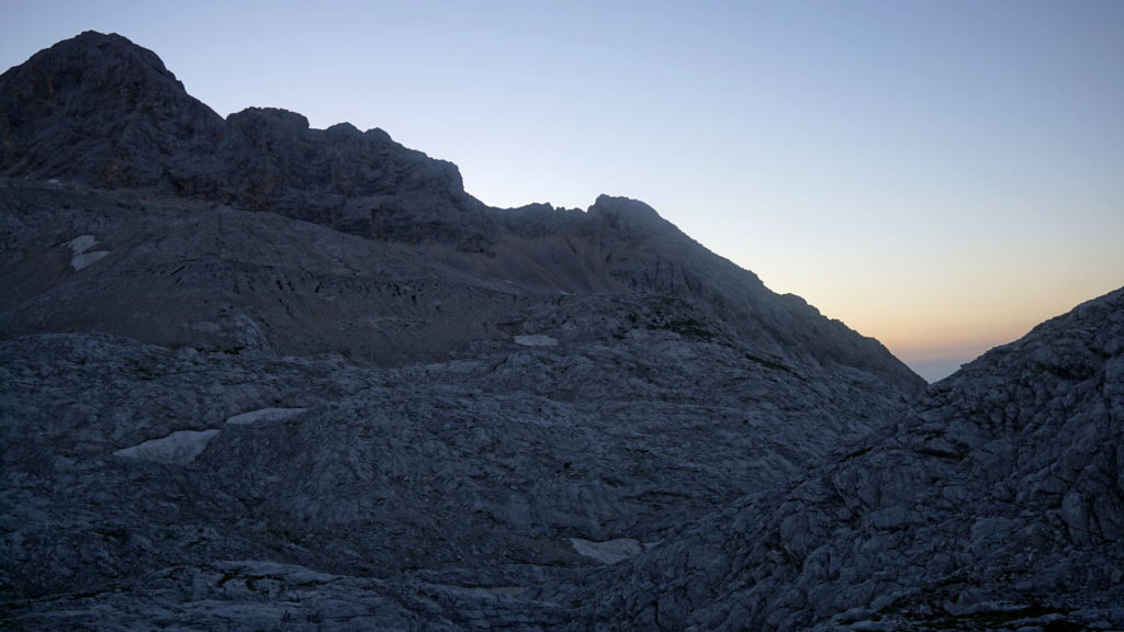 Triglav itself … on the right side