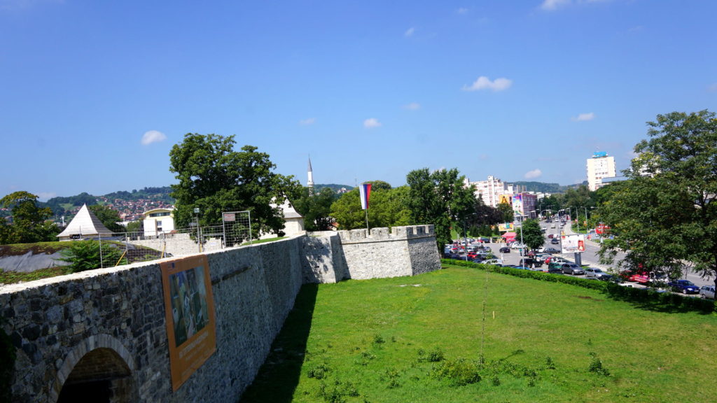 Ausblick von der Burg über Banja Luka
